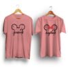 Forever together half sleeve couple t-shirt