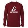 And full sleeve maroon t-shirt
