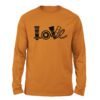 Camera love full sleeve Mustard yellow t-shirt