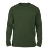 a olive green long sleeved shirt