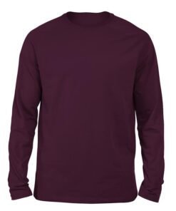 Purple color full sleeve t-shirt