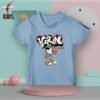 micky mouse theme kids sky-blue t-shirt