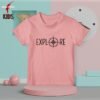Explore kids pink t-shirt