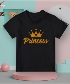 Princes kids black t-shirt