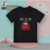 kids trust no one among us theme t-shirt