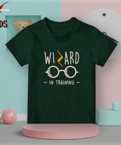 wizard kids harry potter theme t-shirt