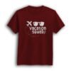 vacation squad maroon t-shirt for men