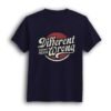 Different navy half sleeve men t-shirt
