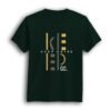 Keep going go bottle green t-shirt for men
