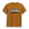 Dreamer mustered yellow half sleeve men t-shirt