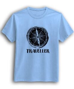 Traveler men's half sleeve t-shirt