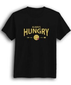 always hungry men's half sleeve t-shirt