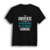 Science funny theme black t-shirt