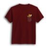 Pocket jerry maroon t-shirt for men