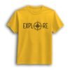yellow half sleeve t-shirt