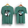 Crazy Aqua Couple T-shirt