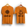 Guide me hold me mastered yellow half sleeve couple t-shirt