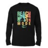 Beach Mode Black color full sleeve t-shirt