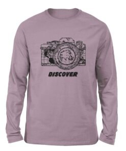 Discover Gray Lilac color full sleeve t-shirt