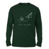 fly high full sleeve bottle green t-shirt
