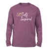 Self inspired Mauve color Full Sleeve t-shirt