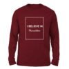 Miracle Maroon color Full sleeve t-shirt