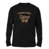 Patient Wolf Black color full sleeve t-shirt