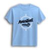 Adventure Awaits Sky Blue half sleeve t-shirt