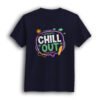 Chill Out navy half sleeve men t-shirt
