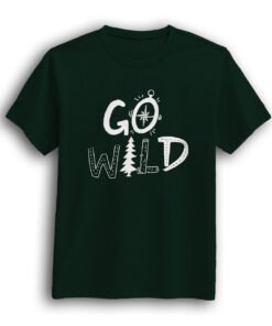 Go Wild bottle green t-shirt