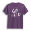 Go wild half Lavender sleeve t-shirt