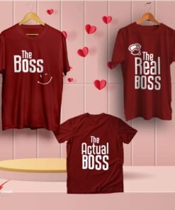 Boss real family matching t shirt