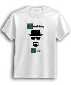 Breaking Code white Half sleeve t-shirt