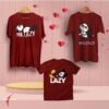 Lazy Crazy family matching t shirt