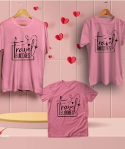 Travel Buddies family matching t shirt