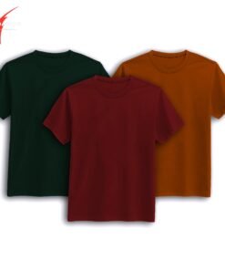 Bottle green Maroon Orange Combo