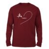 Be Yourself Maroon color full sleeve t-shirt