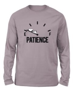 Patience Gray Lilac Full Sleeve t-shirt