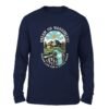 Dream On Wanderlust Navy Blue color full sleeve t-shirt