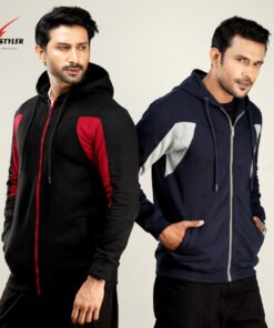 Navy and Black Premium Hoodie Combo